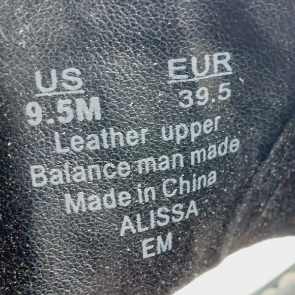 New Sam Edelman Alissa Platform Cork Heel Black Leather Slides Sandals  W812 - Picture 11 of 12